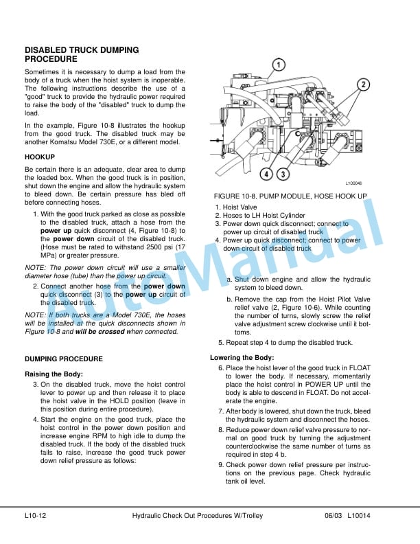 Komatsu 730E Dump Truck Shop Manual CEBM011500 4 Komatsu 730E Dump Truck Shop Manual CEBM011500 - Image 4