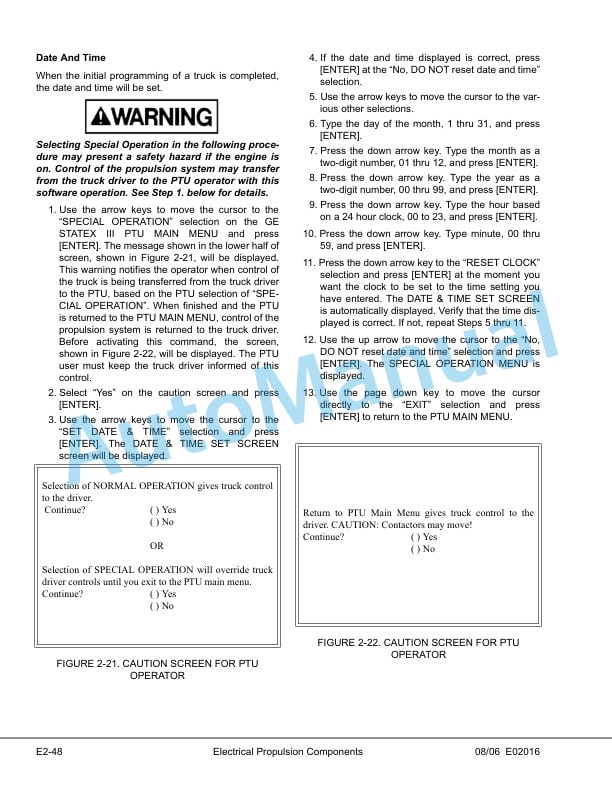 Komatsu 730E Dump Truck Shop Manual CEBM014801 3 Komatsu 730E Dump Truck Shop Manual CEBM014801 - Image 3