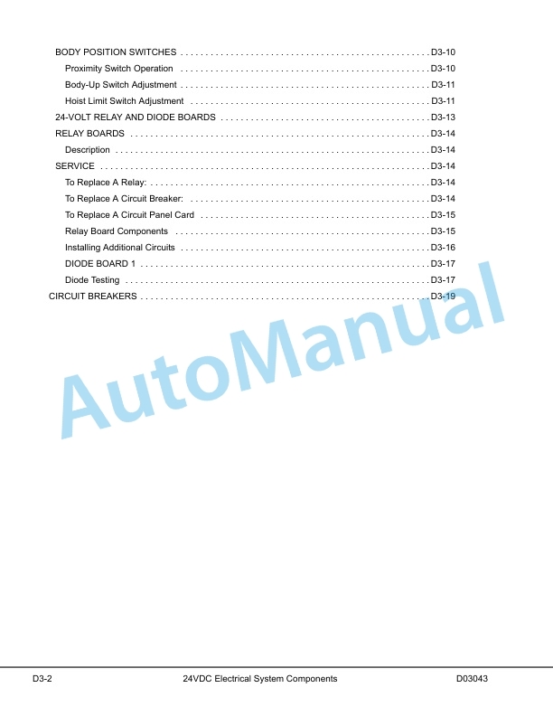 Alternative view of Komatsu 730E Dump Truck Shop Manual CEBM022401