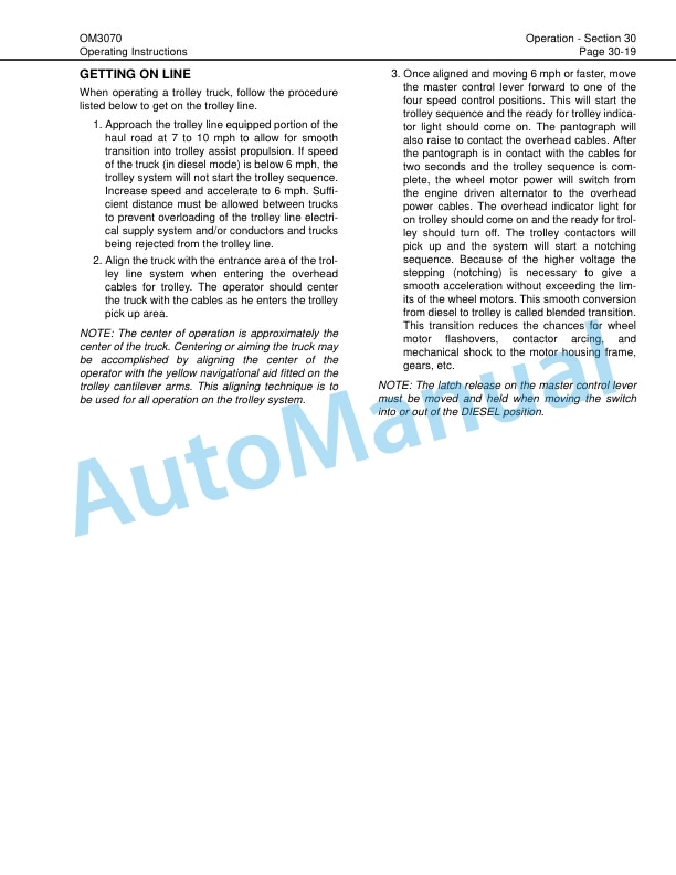 Komatsu 730E Trolley Dump Truck Operation and Maintenance Manual CEAM016402 3 Komatsu 730E Trolley Dump Truck Operation and Maintenance Manual CEAM016402 - Image 3