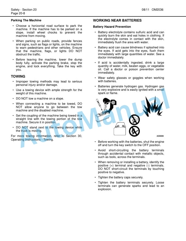 Alternative view of Komatsu 730E Trolley Dump Truck Operation and Maintenance Manual CEAM018301