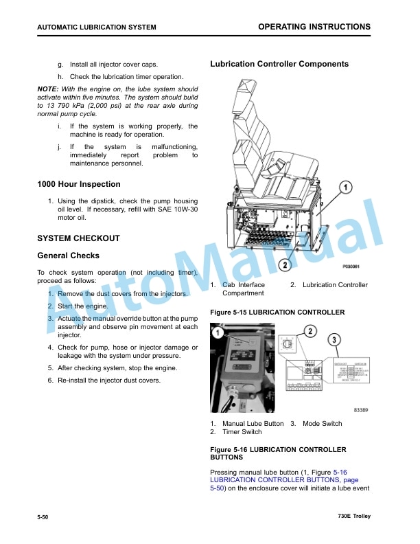 Komatsu 730E Trolley Dump Truck Operation and Maintenance Manual CEAM026301 4 Komatsu 730E Trolley Dump Truck Operation and Maintenance Manual CEAM026301 - Image 4