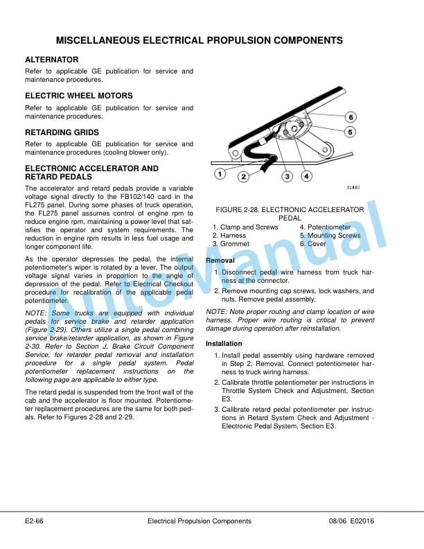 Komatsu 730E Trolley Dump Truck Shop Manual CEBM016301 3 Komatsu 730E Trolley Dump Truck Shop Manual CEBM016301 - Image 3