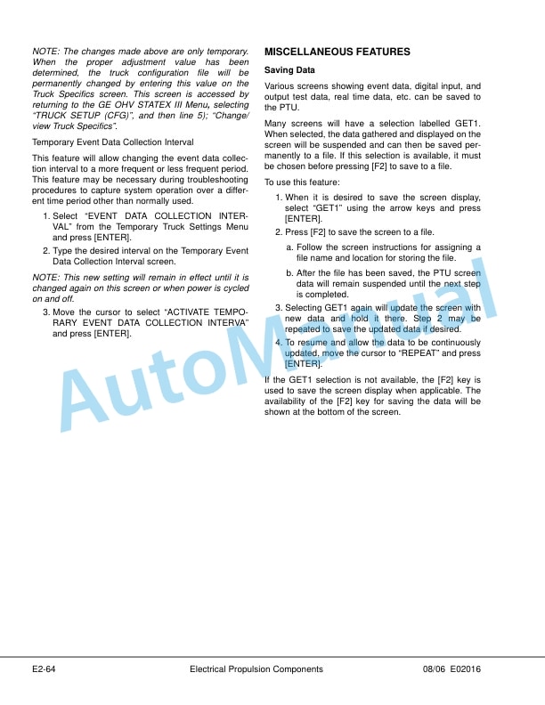 Komatsu 730E Trolley Dump Truck Shop Manual CEBM018301 3 Komatsu 730E Trolley Dump Truck Shop Manual CEBM018301 - Image 3