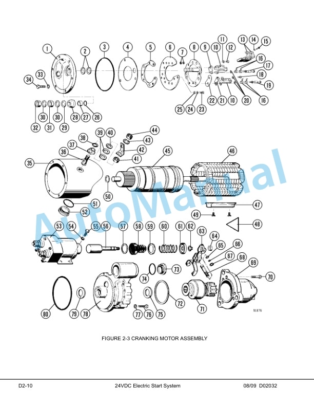 Alternative view of Komatsu 730E Trolley Dump Truck Shop Manual CEBM023301