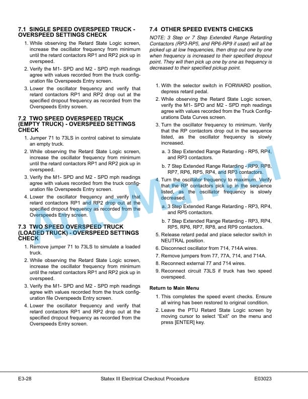 Komatsu 730E Trolley Dump Truck Shop Manual CEBM023301 3 Komatsu 730E Trolley Dump Truck Shop Manual CEBM023301 - Image 3