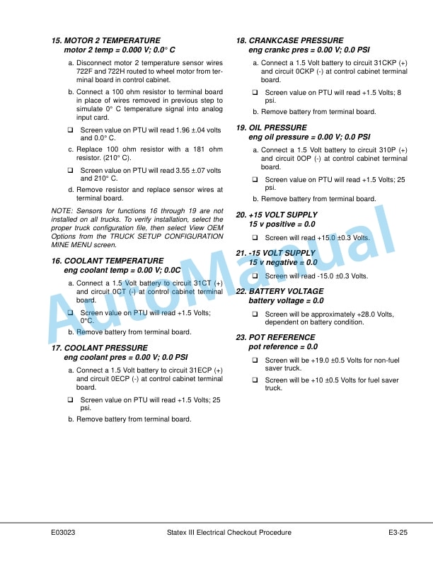 Komatsu 730E Trolley Dump Truck Shop Manual CEBM026000 3 Komatsu 730E Trolley Dump Truck Shop Manual CEBM026000 - Image 3