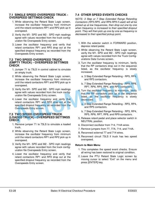 Komatsu 730E Trolley Dump Truck Shop Manual CEBM026200 3 Komatsu 730E Trolley Dump Truck Shop Manual CEBM026200 - Image 3