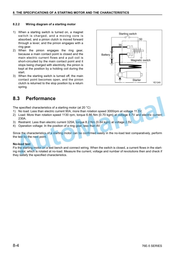 Komatsu 76E-5 Series Diesel Engine Shop Manual SEBM037700 5 Komatsu 76E-5 Series Diesel Engine Shop Manual SEBM037700 - Image 5
