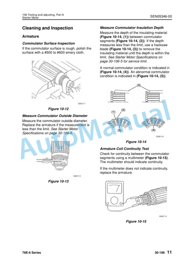 Komatsu 76E-6 Series Engine Shop Manual SEN05334-00 5 Komatsu 76E-6 Series Engine Shop Manual SEN05334-00 - Image 5