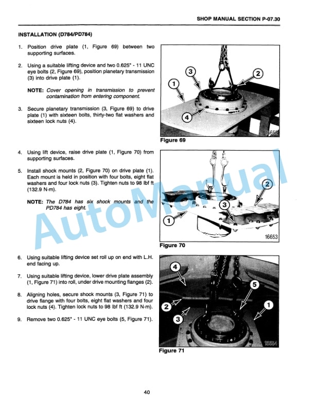 Komatsu 784, D784, PD784 Roller Shop Manual SMR-784 5 Komatsu 784, D784, PD784 Roller Shop Manual SMR-784-5