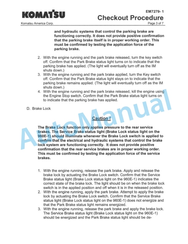 Komatsu 830E-1AC Dump Truck Field Assembly Instruction CEAW006700 4 Komatsu 830E-1AC Dump Truck Field Assembly Instruction CEAW006700 - Image 4