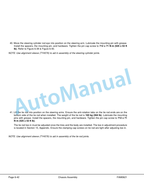 Alternative view of Komatsu 830E-1AC Dump Truck Field Assembly Instruction CEAW006802
