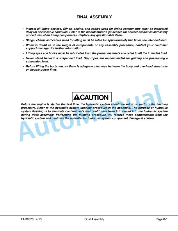 Komatsu 830E-1AC Dump Truck Field Assembly Instruction CEAW006803 3 Komatsu 830E-1AC Dump Truck Field Assembly Instruction CEAW006803 - Image 3