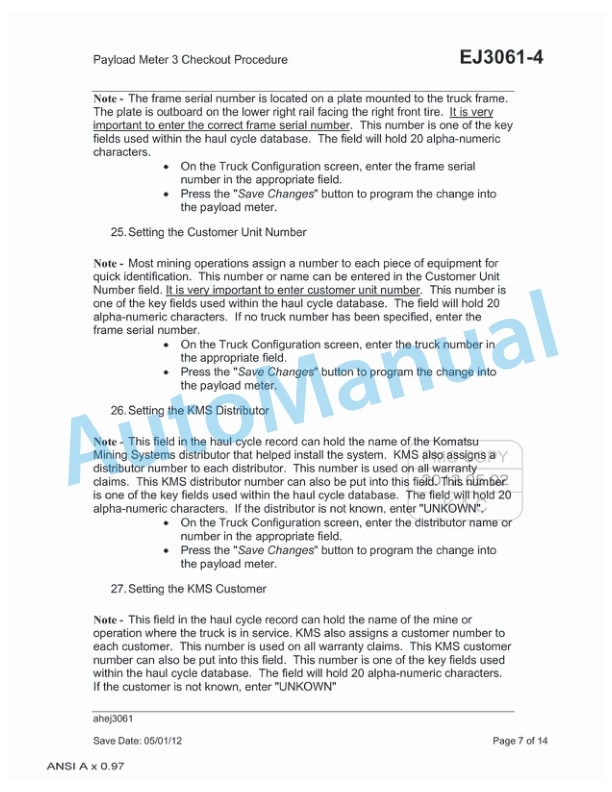 Komatsu 830E-1AC Dump Truck Field Assembly Instruction CEAW006803 5 Komatsu 830E-1AC Dump Truck Field Assembly Instruction CEAW006803 - Image 5