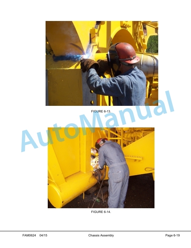 Alternative view of Komatsu 830E-1AC Dump Truck Field Assembly Instruction CEAW008000