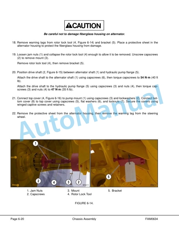 Alternative view of Komatsu 830E-1AC Dump Truck Field Assembly Instruction CEAW008001