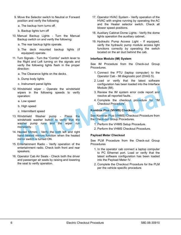 Komatsu 830E-1AC Dump Truck Field Assembly Instruction CEAW013800 5 Komatsu 830E-1AC Dump Truck Field Assembly Instruction CEAW013800 - Image 5