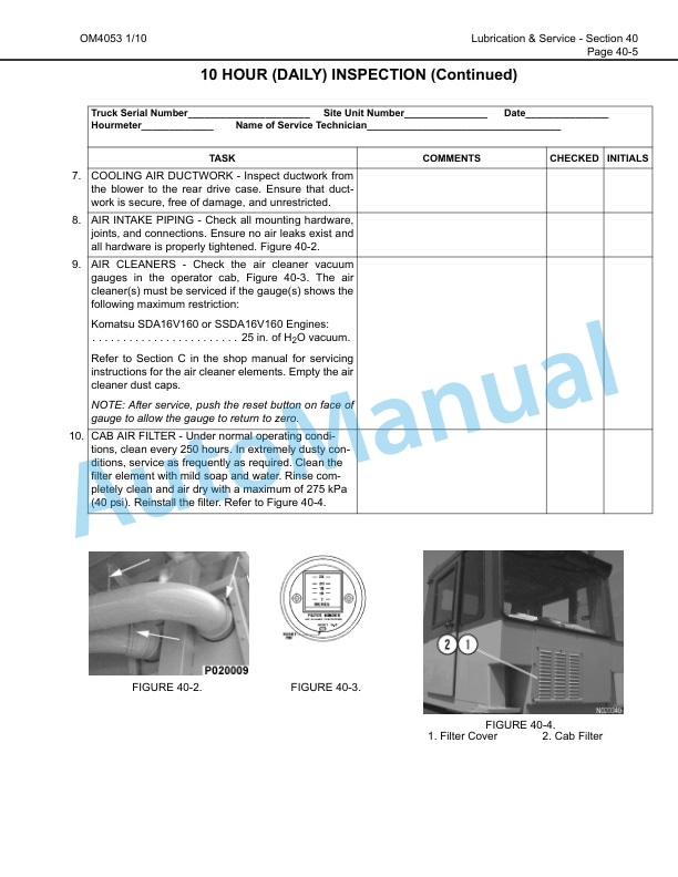 Komatsu 830E-1AC Dump Truck Operation and Maintenance Manual CEAM018903 4 Komatsu 830E-1AC Dump Truck Operation and Maintenance Manual CEAM018903 - Image 4