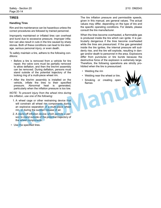 Alternative view of Komatsu 830E-1AC Dump Truck Operation and Maintenance Manual CEAM019102