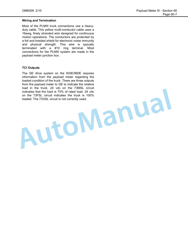 Komatsu 830E-1AC Dump Truck Operation and Maintenance Manual CEAM019102 5 Komatsu 830E-1AC Dump Truck Operation and Maintenance Manual CEAM019102 - Image 5