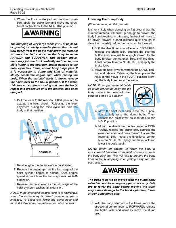 Komatsu 830E-1AC Dump Truck Operation and Maintenance Manual CEAM021502 3 Komatsu 830E-1AC Dump Truck Operation and Maintenance Manual CEAM021502 - Image 3