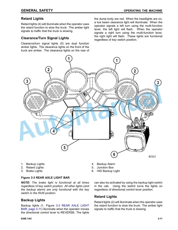 Alternative view of Komatsu 830E-1AC Dump Truck Operation and Maintenance Manual CEAM027002