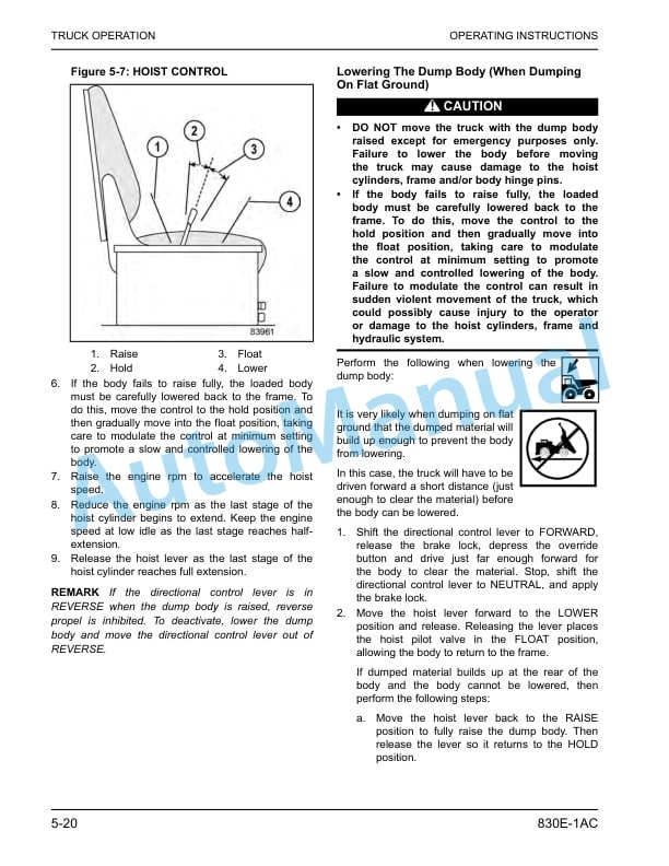 Komatsu 830E-1AC Dump Truck Operation and Maintenance Manual CEAM031307 3 Komatsu 830E-1AC Dump Truck Operation and Maintenance Manual CEAM031307 - Image 3