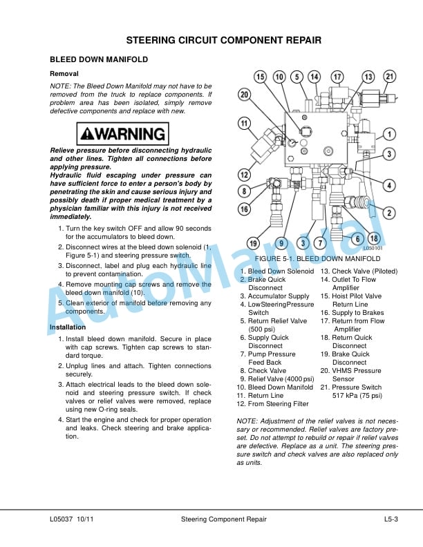 Komatsu 830E-1AC Dump Truck Shop Manual CEBM023501 4 Komatsu 830E-1AC Dump Truck Shop Manual CEBM023501 - Image 4