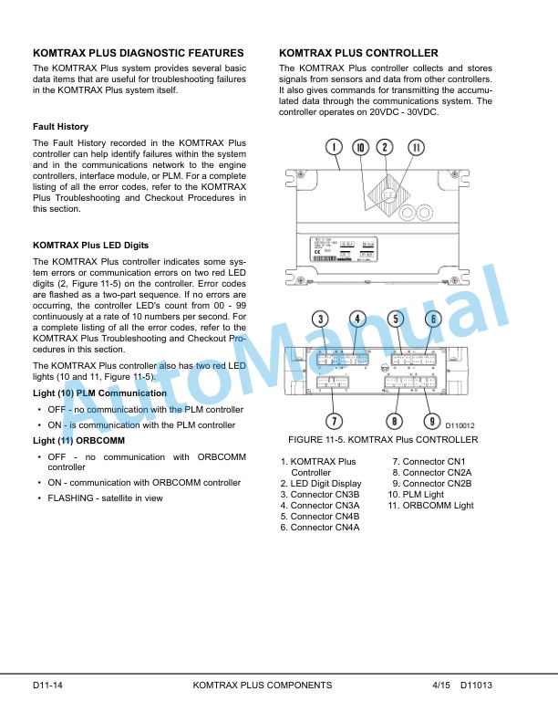 Alternative view of Komatsu 830E-1AC Dump Truck Shop Manual CEBM029900
