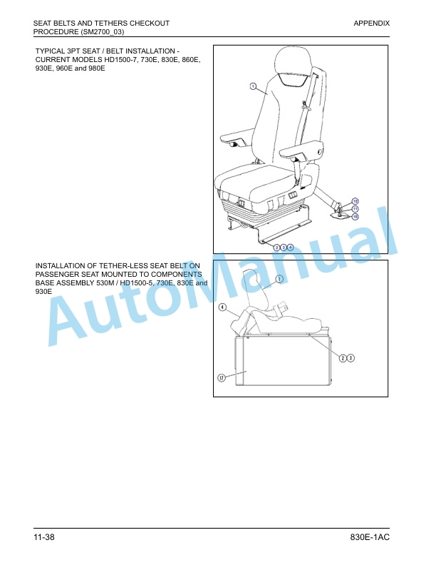 Komatsu 830E-1AC Electric Dump Truck Field Assembly Instruction CEAW013802 4 Komatsu 830E-1AC Electric Dump Truck Field Assembly Instruction CEAW013802 - Image 4