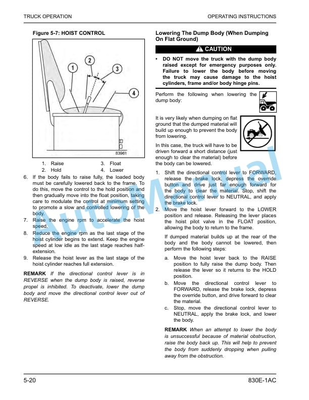 Komatsu 830E-1AC Electric Dump Truck Operation and Maintenance Manual CEAM031309 3 Komatsu 830E-1AC Electric Dump Truck Operation and Maintenance Manual CEAM031309 - Image 3