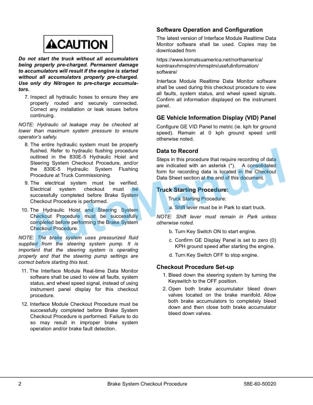 Komatsu 830E-5 Dump Truck Field Assembly Instruction CEAW008905.01 4 Komatsu 830E-5 Dump Truck Field Assembly Instruction CEAW008905.01 - Image 4