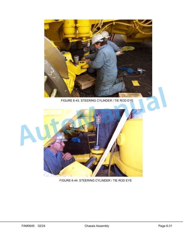 Alternative view of Komatsu 830E-5 Dump Truck Field Assembly Instruction CEAW008922.01