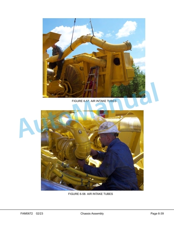 Alternative view of Komatsu 830E-5 Dump Truck Field Assembly Instruction CEAW011700