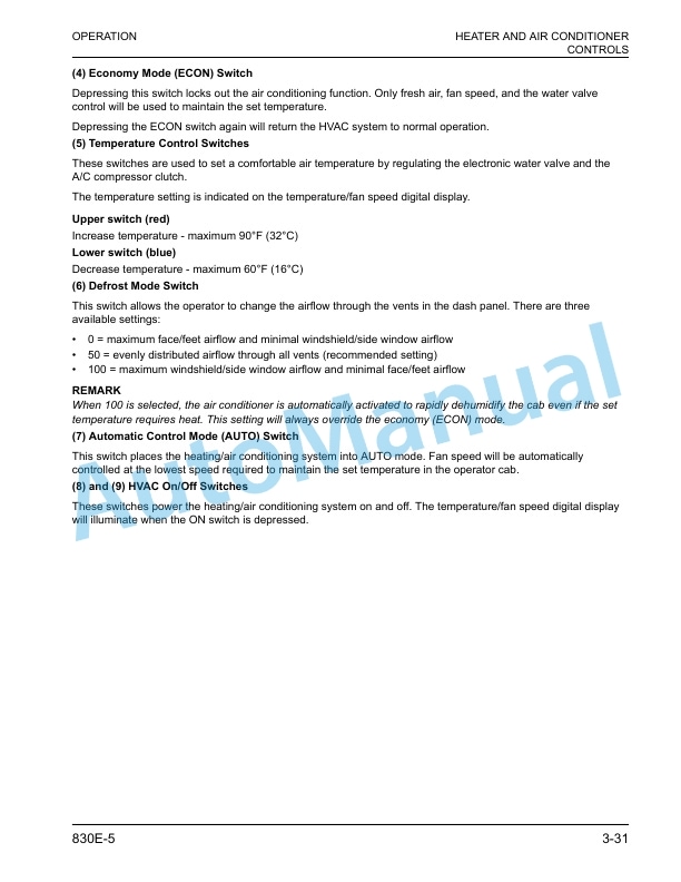 Komatsu 830E-5 Dump Truck Operation and Maintenance Manual CEAM032209 3 Komatsu 830E-5 Dump Truck Operation and Maintenance Manual CEAM032209 - Image 3