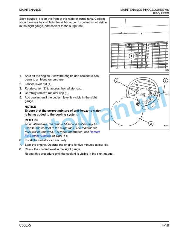 Komatsu 830E-5 Dump Truck Operation and Maintenance Manual CEAM032209 5 Komatsu 830E-5 Dump Truck Operation and Maintenance Manual CEAM032209 - Image 5