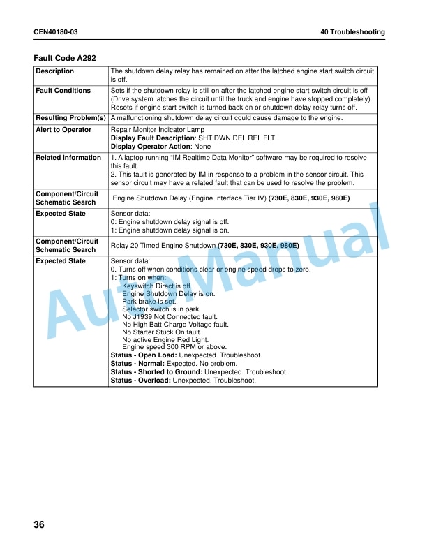 Komatsu 830E-5 Dump Truck Shop Manual CEBM032109 3 Komatsu 830E-5 Dump Truck Shop Manual CEBM032109 - Image 3