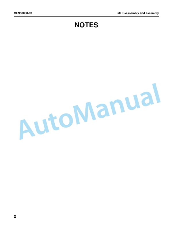 Komatsu 830E-5 Dump Truck Shop Manual CEBM032109 5 Komatsu 830E-5 Dump Truck Shop Manual CEBM032109 - Image 5