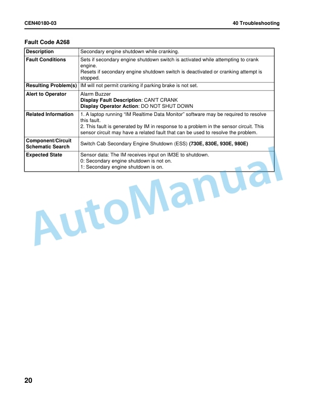 Komatsu 830E-5 Dump Truck Shop Manual CEBM036801 3 Komatsu 830E-5 Dump Truck Shop Manual CEBM036801 - Image 3