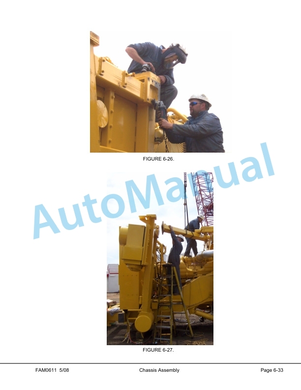 Alternative view of Komatsu 830E-AC Dump Truck Field Assembly Instruction CEAW004503