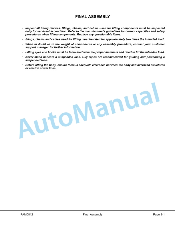 Komatsu 830E Dump Truck Field Assembly Instruction CEAW004701 3 Komatsu 830E Dump Truck Field Assembly Instruction CEAW004701 - Image 3
