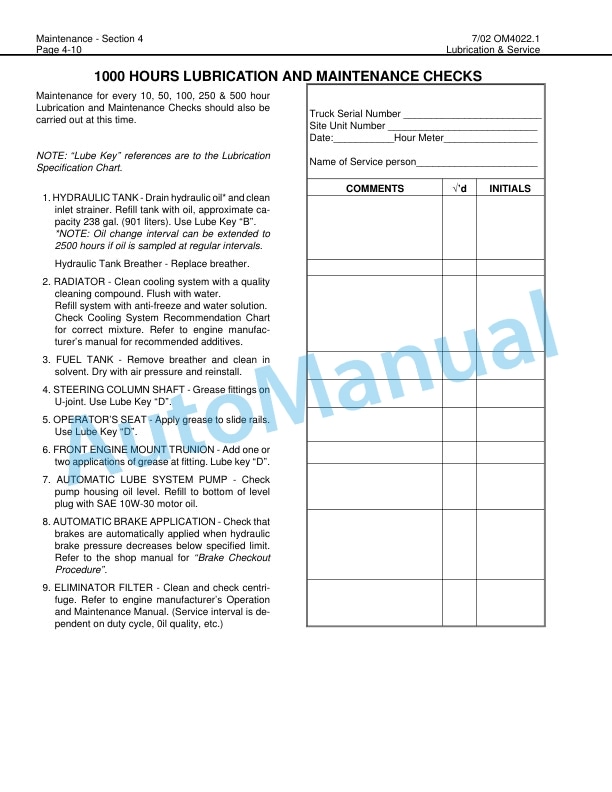 Komatsu 830E Dump Truck Operation and Maintenance Manual CEAM010400 4 Komatsu 830E Dump Truck Operation and Maintenance Manual CEAM010400 - Image 4