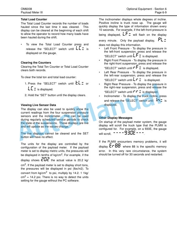 Komatsu 830E Dump Truck Operation and Maintenance Manual CEAM010400 5 Komatsu 830E Dump Truck Operation and Maintenance Manual CEAM010400 - Image 5