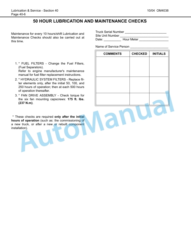 Komatsu 830E Dump Truck Operation and Maintenance Manual CEAM013204 4 Komatsu 830E Dump Truck Operation and Maintenance Manual CEAM013204 - Image 4