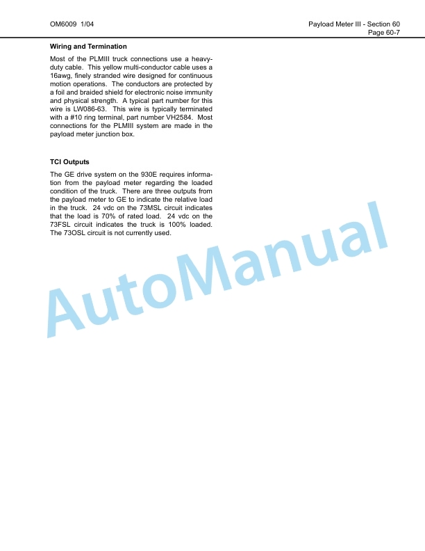 Komatsu 830E Dump Truck Operation and Maintenance Manual CEAM013204 5 Komatsu 830E Dump Truck Operation and Maintenance Manual CEAM013204 - Image 5