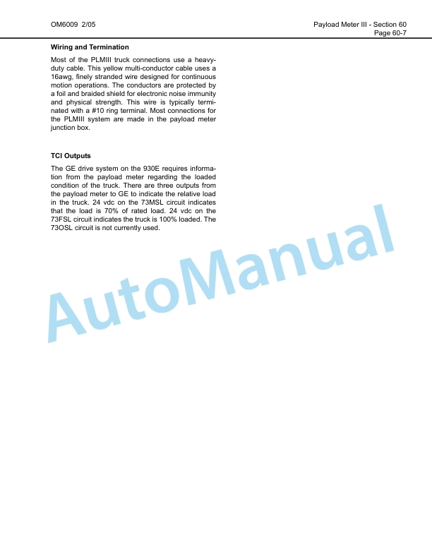 Komatsu 830E Dump Truck Operation and Maintenance Manual CEAM016800 5 Komatsu 830E Dump Truck Operation and Maintenance Manual CEAM016800 - Image 5