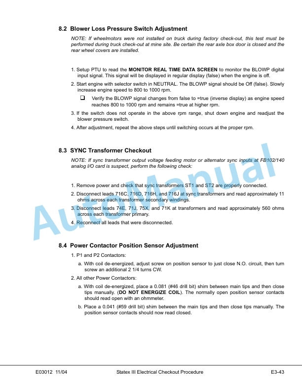 Komatsu 830E Dump Truck Shop Manual CEBM013502 3 Komatsu 830E Dump Truck Shop Manual CEBM013502 - Image 3