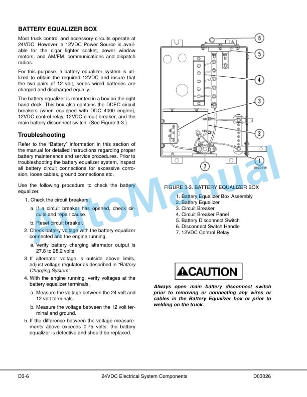 Alternative view of Komatsu 830E Dump Truck Shop Manual CEBM016701