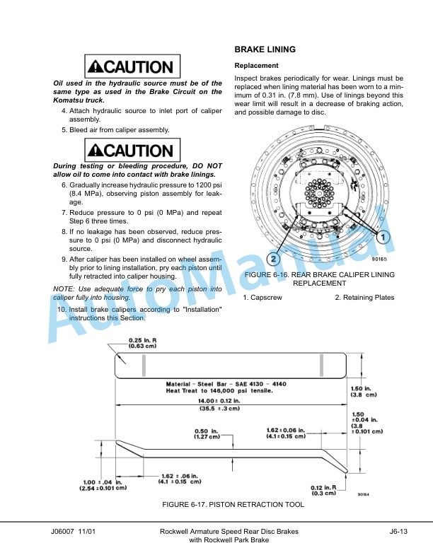 Komatsu 830E Dump Truck Shop Manual DG681 3 Komatsu 830E Dump Truck Shop Manual DG681 - Image 3